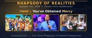Rhapsody of Realities 1st October, 2026: Enhanced Study & Quiz