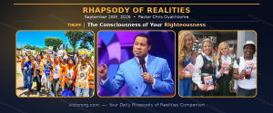 Rhapsody of Realities Today – September 26th, 2026