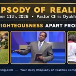 Rhapsody Of Realities Today, Oct 11, 2026: Full Article, Lessons & Quiz – RIGHTEOUSNESS APART FROM THE LAW